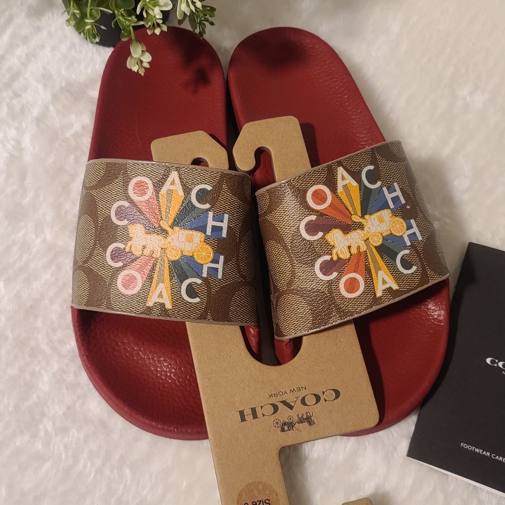 Coach Monogram Slides